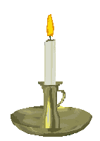 a burning candle